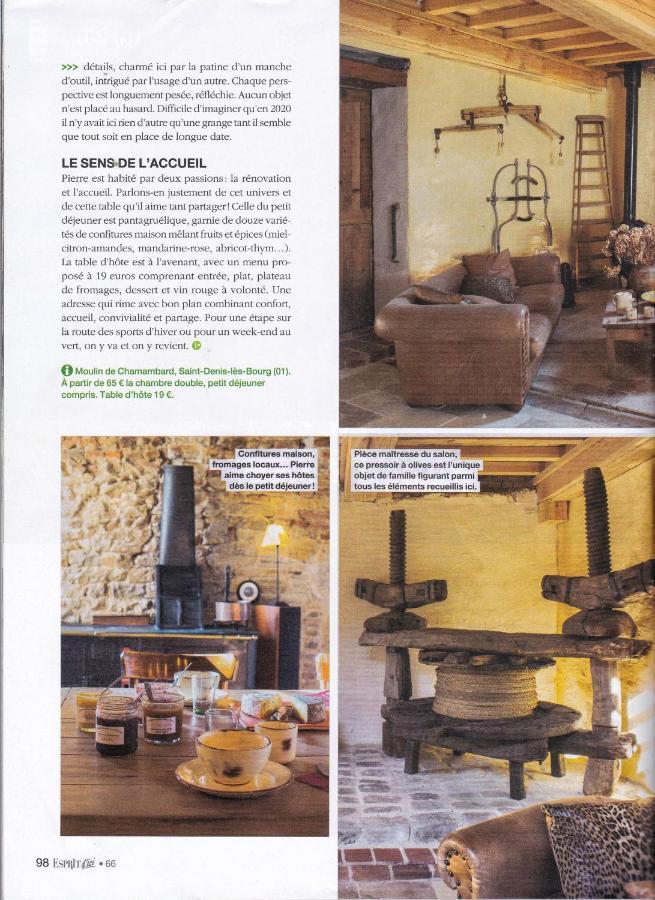 Le Moulin De Chamambard Hotel Saint-Denis-les-Bourg ภายนอก รูปภาพ